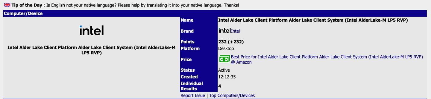 英特爾 12 代酷睿超低壓處理器現(xiàn)身：2 大核 8 小核，二合一筆記本將搭載