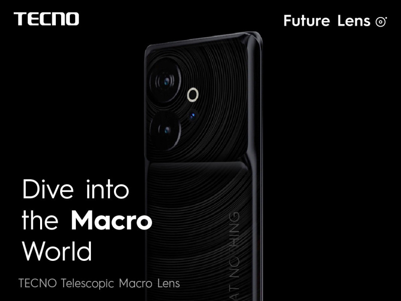 傳音 Tecno 推出全球首款用于智能手機的伸縮微距鏡頭，支持 5 倍光學(xué)變焦