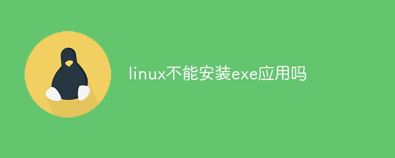 linux不能安裝exe應用嗎