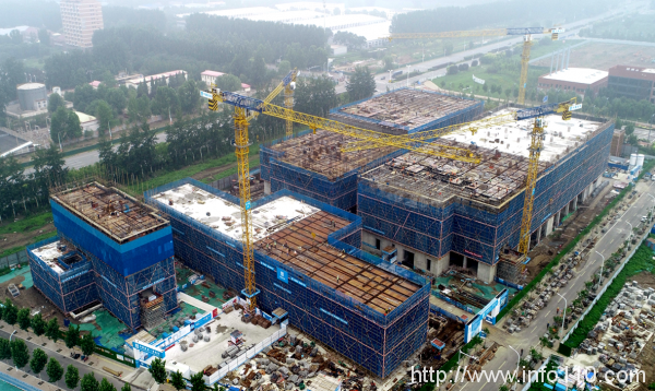 5000機架 投資10.8億的光環(huán)新網(wǎng)天津數(shù)據(jù)中心封頂