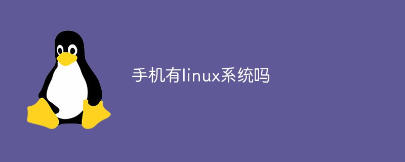 手機(jī)有l(wèi)inux系統(tǒng)嗎