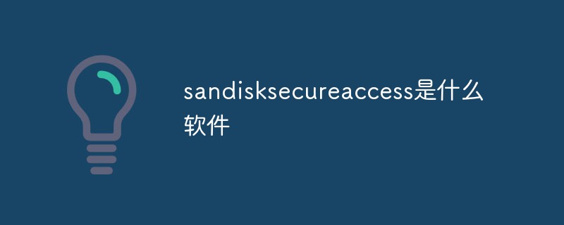 sandisksecureaccess是什么軟件
