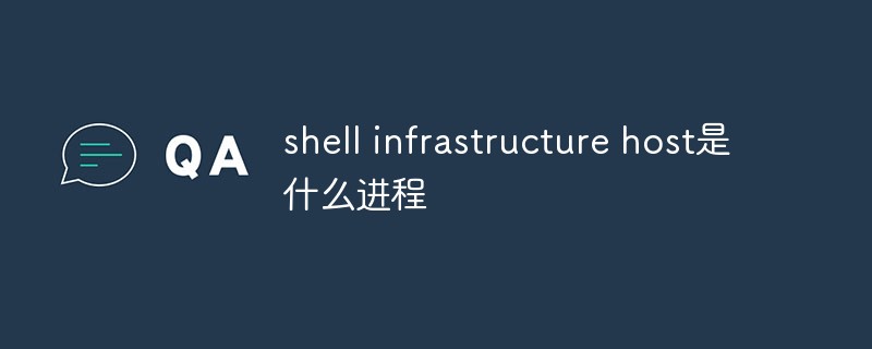 shell infrastructure host是什么進程