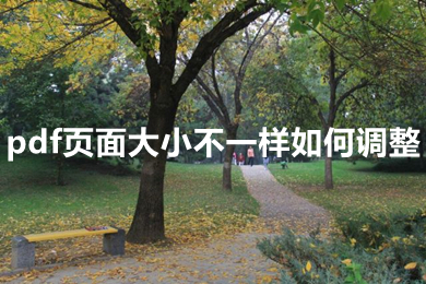 pdf頁面大小不一樣如何調整 pdf頁面大小不一樣怎么解決