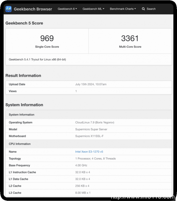 美國高主頻服務(wù)器性能測評對比分析